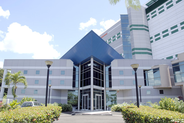 Façade du bâtiment des Archives - Morne Tartensson