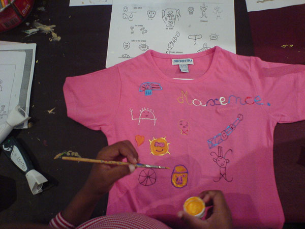 Atelier « Peinture sur tissus »