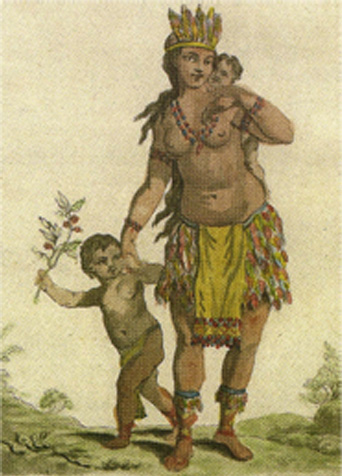 Femme caraïbe de Surinam