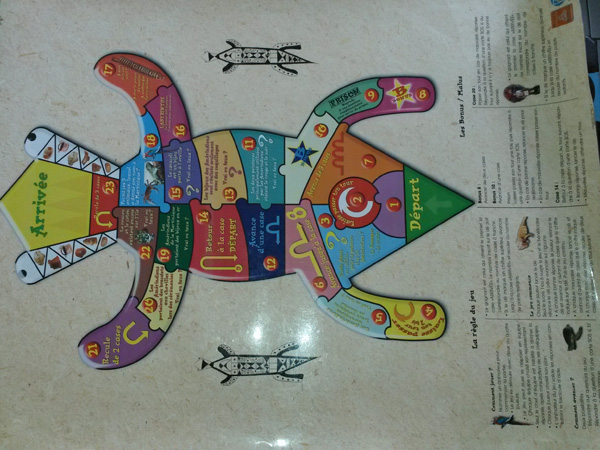 Tapis du jeu de l'Iguane