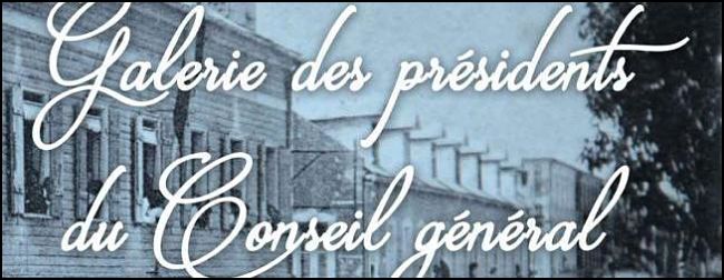 Galerie des présidents du Conseil général