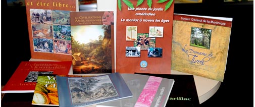 Ouvrages en vente à la boutique